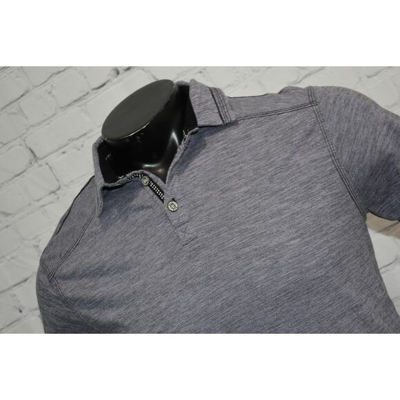 Buckle BKE Golf Polo Shirt Mens Size Medium Muscle Athletic Fit Purple - Picture 1 of 6